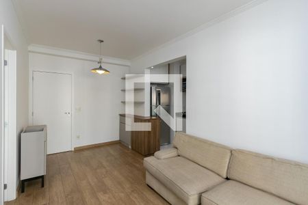 Sala de apartamento para alugar com 1 quarto, 47m² em Campo Belo, São Paulo