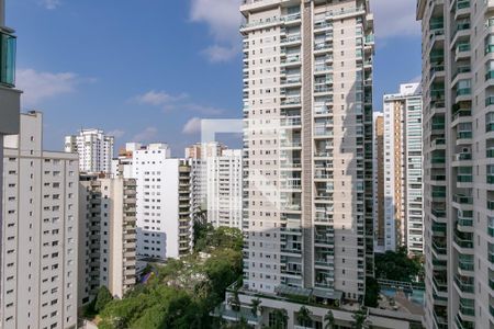 Vista da Varanda de apartamento para alugar com 1 quarto, 47m² em Campo Belo, São Paulo