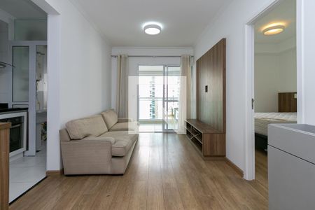 Sala de apartamento para alugar com 1 quarto, 47m² em Campo Belo, São Paulo