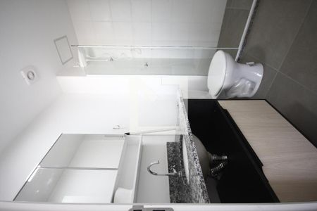 Banheiro de kitnet/studio para alugar com 1 quarto, 31m² em Vila Mariana, São Paulo