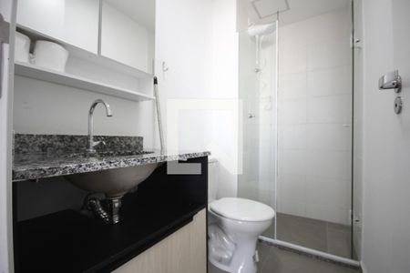 Banheiro de kitnet/studio para alugar com 1 quarto, 31m² em Vila Mariana, São Paulo