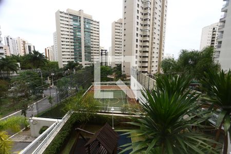 Varanda da Sala vista de apartamento para alugar com 3 quartos, 137m² em Vila Morumbi, São Paulo