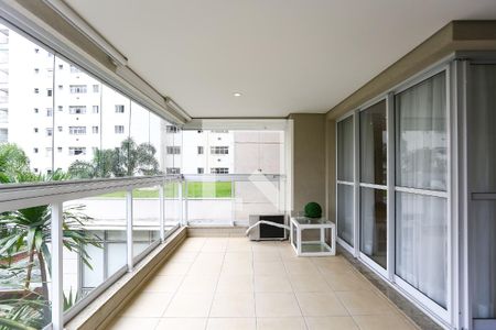 Varanda da Sala de apartamento para alugar com 3 quartos, 137m² em Vila Morumbi, São Paulo