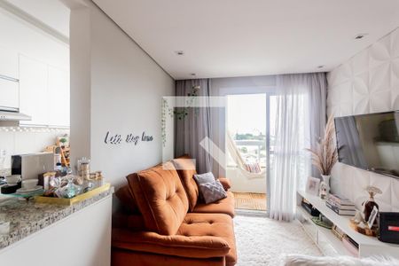 Sala de apartamento à venda com 2 quartos, 51m² em Utinga, Santo André