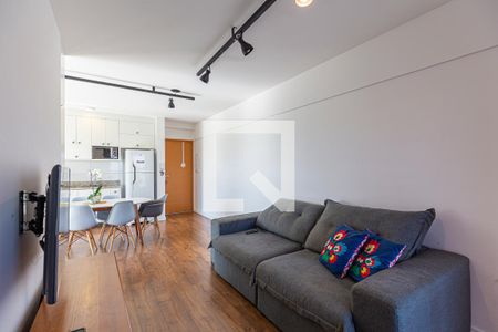 Sala de apartamento à venda com 2 quartos, 73m² em Vila Eldizia, Santo André