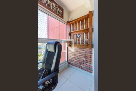 Varanda da Sala de apartamento à venda com 2 quartos, 73m² em Vila Eldizia, Santo André