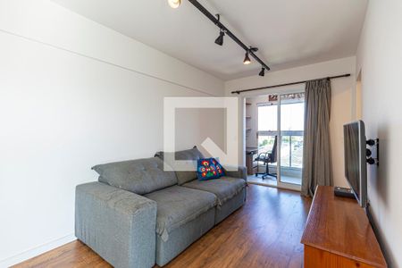 Sala de apartamento à venda com 2 quartos, 73m² em Vila Eldizia, Santo André