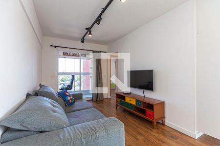 Sala de apartamento à venda com 2 quartos, 73m² em Vila Eldizia, Santo André