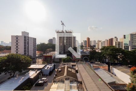 Vista de kitnet/studio para alugar com 1 quarto, 24m² em Indianópolis, São Paulo