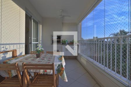 Varanda gourmet de apartamento à venda com 3 quartos, 98m² em Mansões Santo Antônio, Campinas