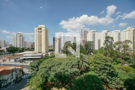 Vista do estar de apartamento à venda com 3 quartos, 70m² em Vila Azevedo, São Paulo