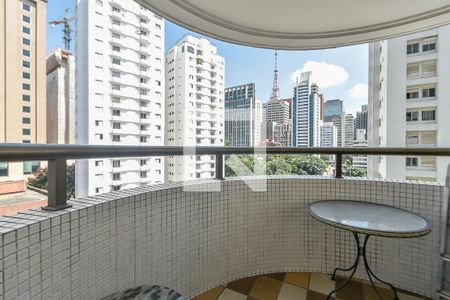 Varanda de apartamento para alugar com 1 quarto, 50m² em Bela Vista, São Paulo