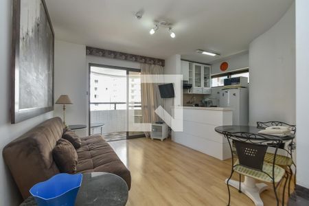 Sala de apartamento para alugar com 1 quarto, 50m² em Bela Vista, São Paulo