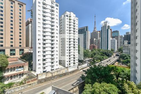 Vista da Sala de apartamento para alugar com 1 quarto, 50m² em Bela Vista, São Paulo