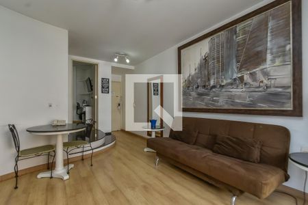 Sala de apartamento para alugar com 1 quarto, 50m² em Bela Vista, São Paulo