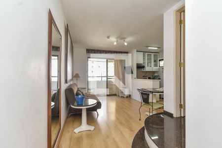 Sala de apartamento para alugar com 1 quarto, 50m² em Bela Vista, São Paulo