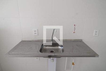 Sala/Cozinha de apartamento à venda com 1 quarto, 29m² em Vila Ré, São Paulo