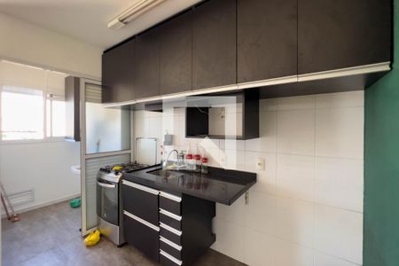 Cozinha  e área de serviço de kitnet/studio para alugar com 1 quarto, 28m² em Cambuci, São Paulo