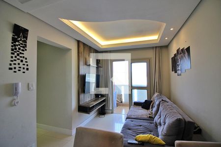 Sala  de apartamento à venda com 3 quartos, 78m² em Vila Antonieta, São Bernardo do Campo