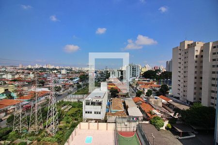 Vista da Sacada da Sala  de apartamento à venda com 3 quartos, 78m² em Vila Antonieta, São Bernardo do Campo
