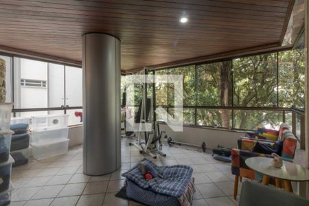 Sala de apartamento à venda com 3 quartos, 186m² em Petrópolis, Porto Alegre