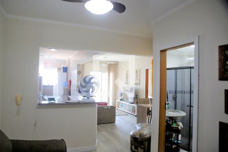 Sala de apartamento para alugar com 1 quarto, 80m² em Vila Tupi, Praia Grande
