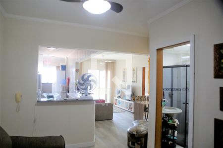 Sala de apartamento para alugar com 1 quarto, 83m² em Vila Tupi, Praia Grande