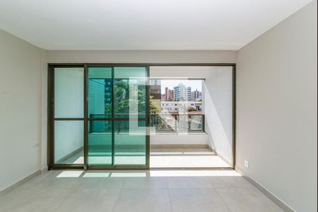 Varanda da Sala de apartamento à venda com 4 quartos, 133m² em Serra, Belo Horizonte