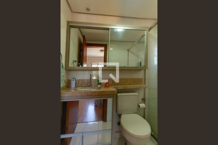 Banheiro da Suíte de apartamento à venda com 3 quartos, 76m² em Partenon, Porto Alegre