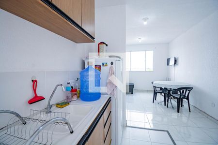 Cozinha de apartamento à venda com 2 quartos, 39m² em Estância Velha, Canoas