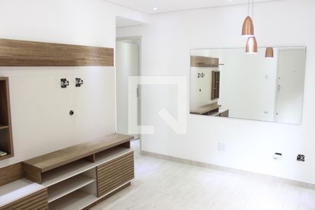 Sala de apartamento para alugar com 1 quarto, 40m² em Centro, São Vicente