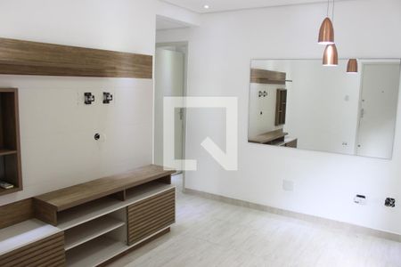 Sala de apartamento para alugar com 1 quarto, 40m² em Centro, São Vicente