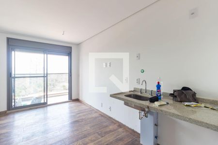 Cozinha e Quarto de apartamento para alugar com 1 quarto, 26m² em Butantã, São Paulo