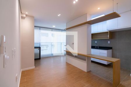 Sala  de apartamento para alugar com 1 quarto, 46m² em Campo Belo, São Paulo