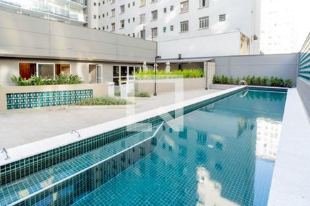 Piscina de kitnet/studio para alugar com 1 quarto, 22m² em Sé, São Paulo