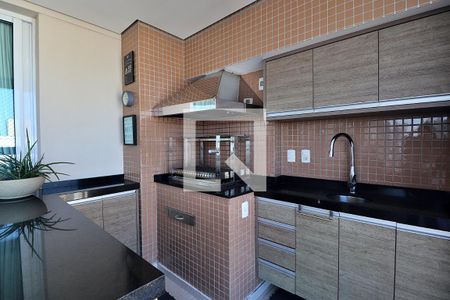 Varanda gourmet de apartamento à venda com 4 quartos, 227m² em Jardim, Santo André