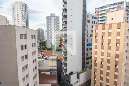 Vista da sala de apartamento para alugar com 1 quarto, 30m² em Vila Mariana, São Paulo