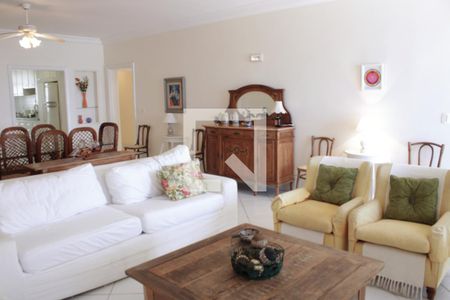 sala de estar de apartamento para alugar com 3 quartos, 202m² em Centro, Guarujá
