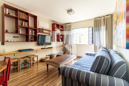 Sala de apartamento para alugar com 1 quarto, 47m² em Vila Buarque, São Paulo