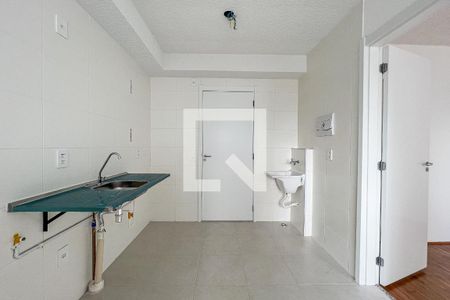 Cozinha e Área de Serviço de apartamento para alugar com 1 quarto, 26m² em Barra Funda, São Paulo