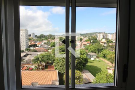 Vista da Suíte de apartamento à venda com 3 quartos, 70m² em Cristal, Porto Alegre