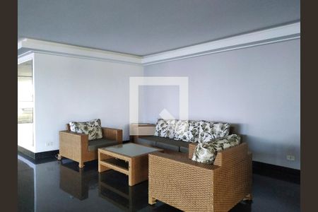 Sala de apartamento para alugar com 4 quartos, 380m² em Morro do Maluf, Guarujá