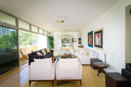 Detalhe da sala 1  de apartamento à venda com 4 quartos, 203m² em Jardim Botânico, Rio de Janeiro