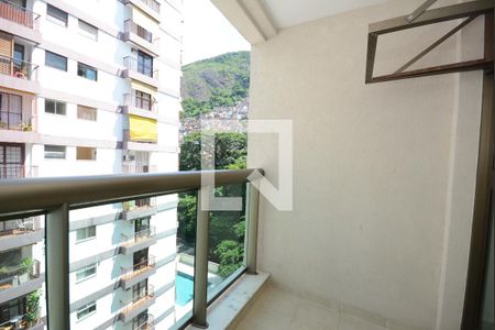 Varanda da Sala de apartamento para alugar com 2 quartos, 75m² em Botafogo, Rio de Janeiro