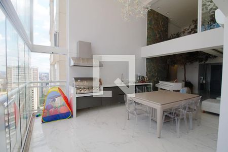 Varanda gourmet de apartamento à venda com 4 quartos, 200m² em Vila Andrade, São Paulo