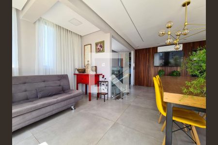 Sala de apartamento à venda com 3 quartos, 150m² em Cruzeiro, Belo Horizonte