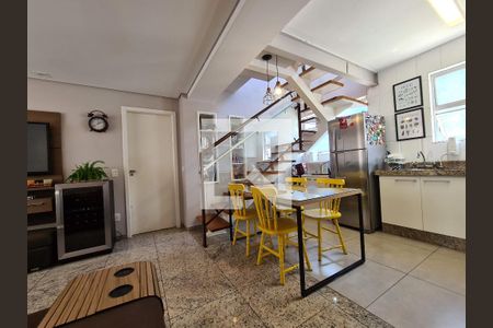 Sala de apartamento à venda com 3 quartos, 150m² em Cruzeiro, Belo Horizonte