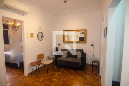 Sala de apartamento para alugar com 1 quarto, 40m² em Copacabana, Rio de Janeiro