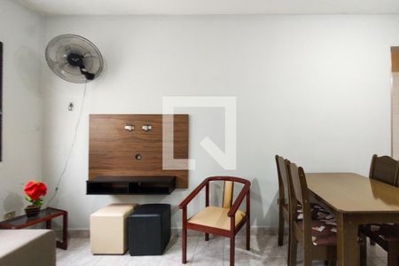 Sala de apartamento para alugar com 1 quarto, 44m² em Aviação, Praia Grande