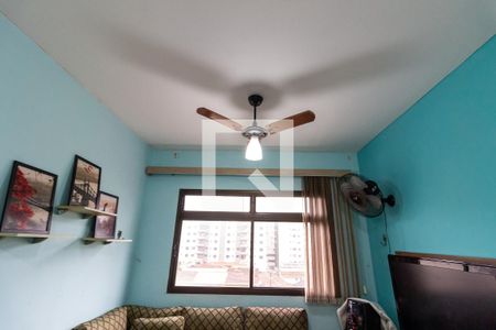 Detalhe da sala de apartamento para alugar com 1 quarto, 52m² em Aviação, Praia Grande